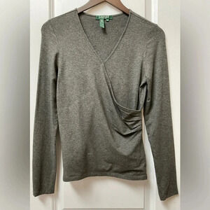 Lauren Ralph Lauren Jersey Knit Wrap Top